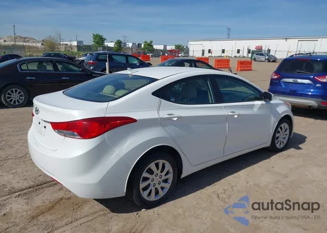 2013 Hyundai Elantra Gls из США, поврежденный, VIN 5NPDH4AEXDH172380